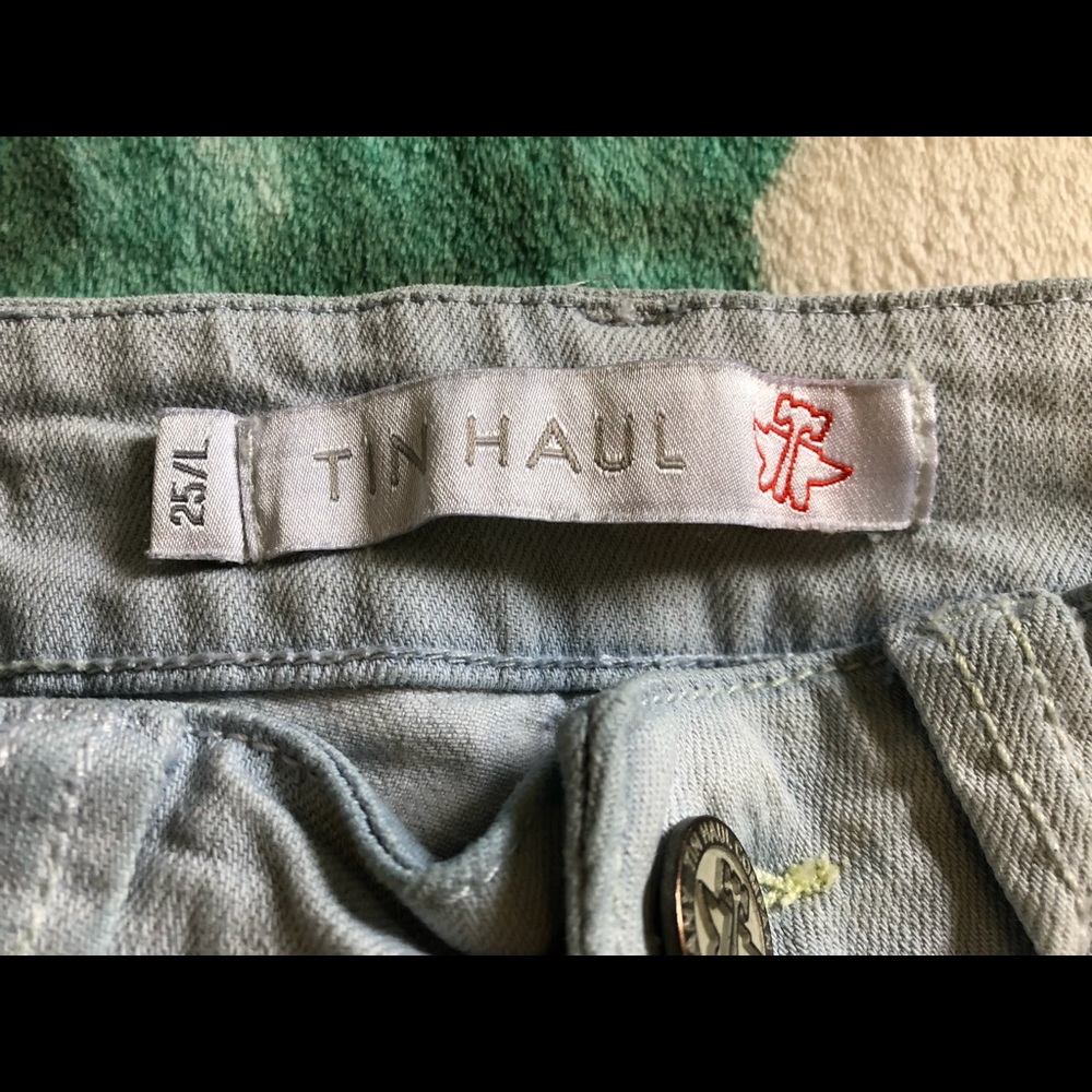 Tin Haul Jeans Bleached White